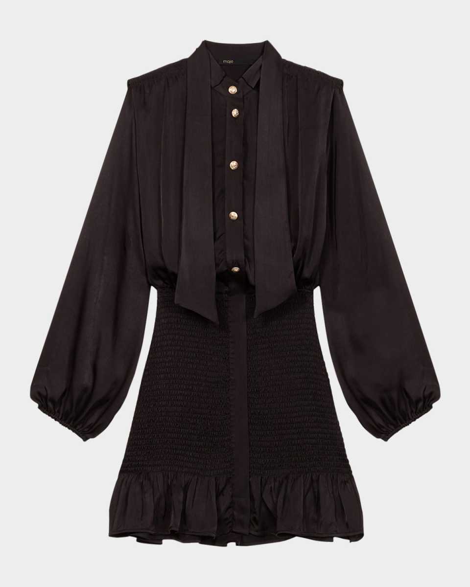 Riella Satin-Effect Mini Dress